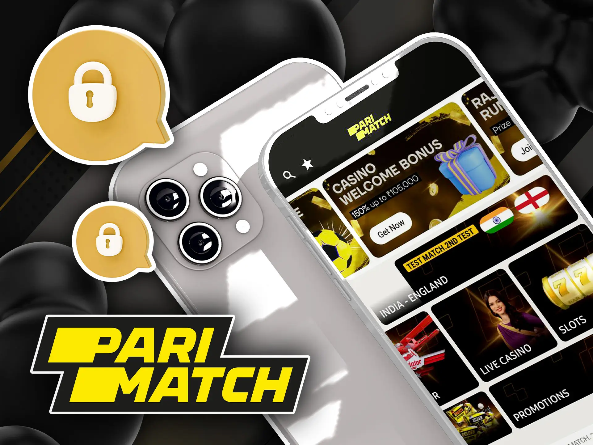 Parimatch app security for India.