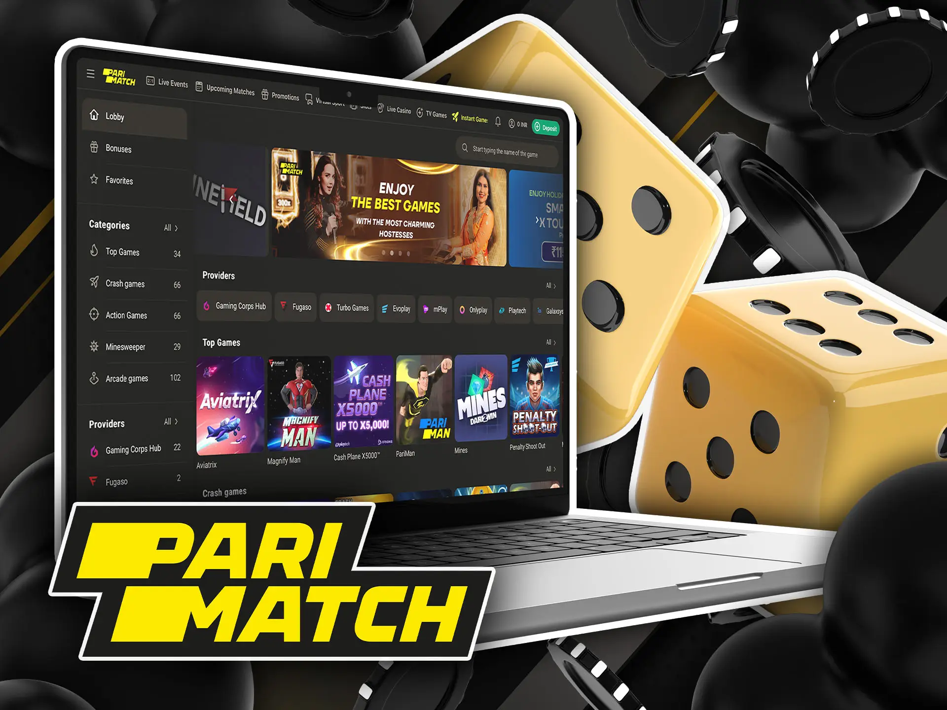 Instant Games to parimatch in india.