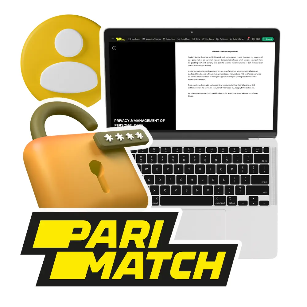 Privacy and Management of Personal Data in Parimatch in India.