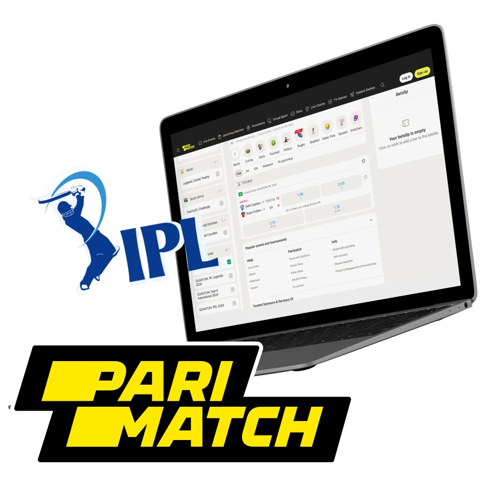 Can I bet on IPL 2024 at Parimatch online casino.