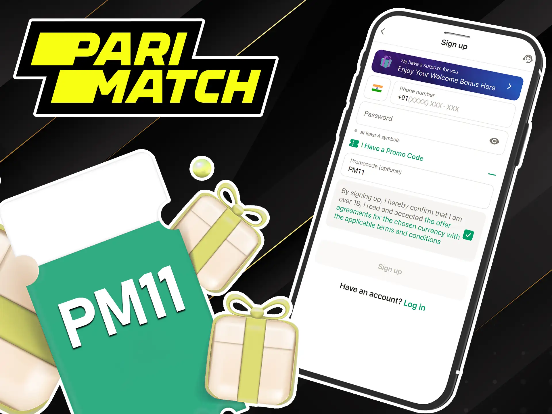 You can redeem the Parimatch promo code no matter what device you use.