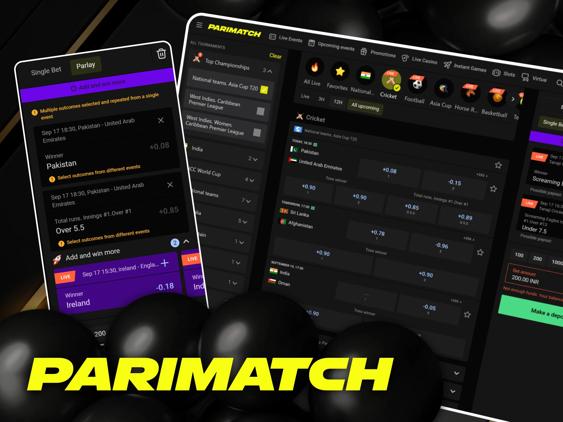 What are the advantages of betting at the Parimatch online casino.