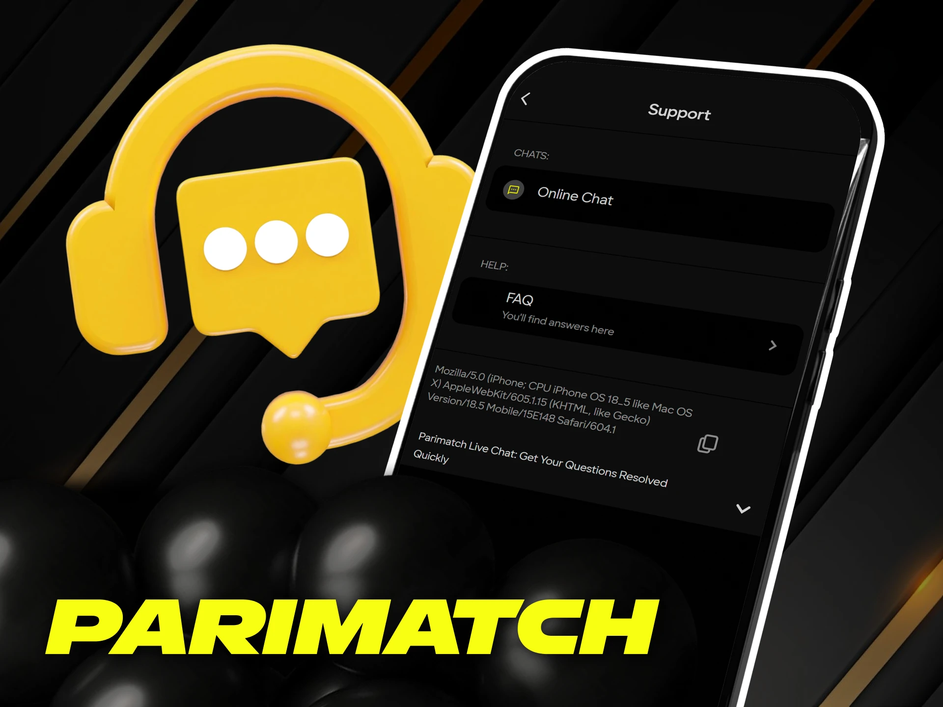 Parimatch app support for India.