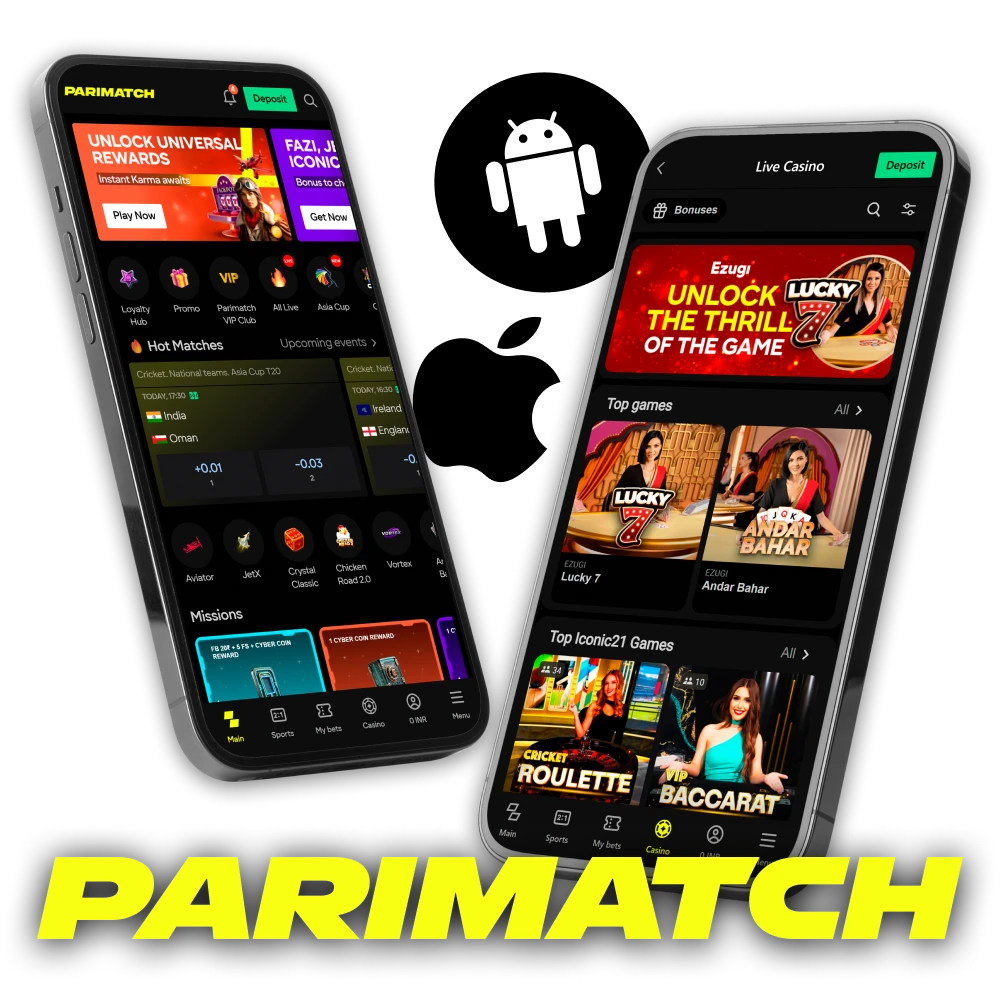 Parimatch app review for India.