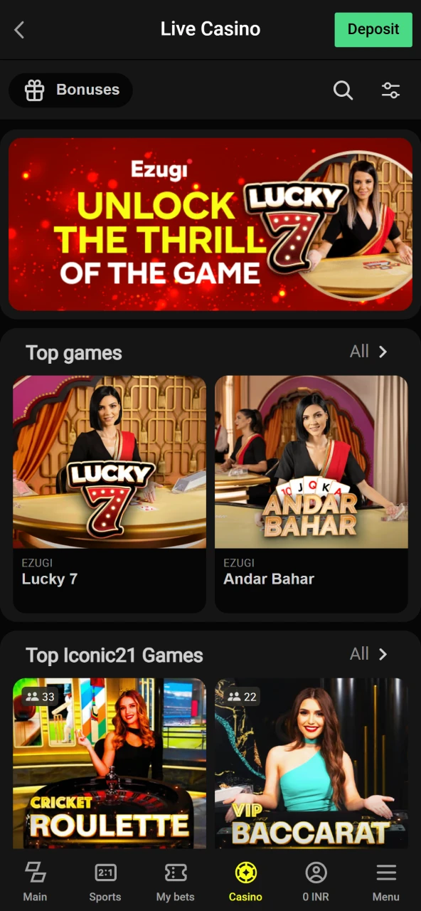 The best slots from Parimatch.