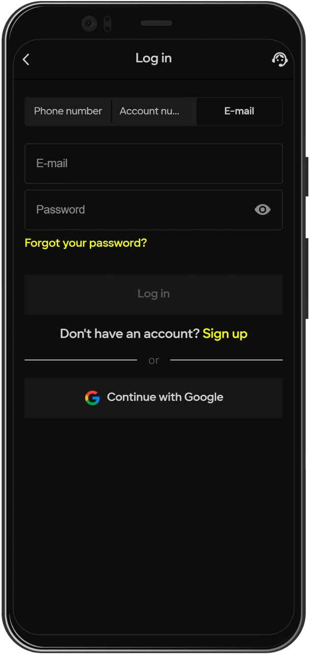 Login to your profile to deposit Parimatch in India.