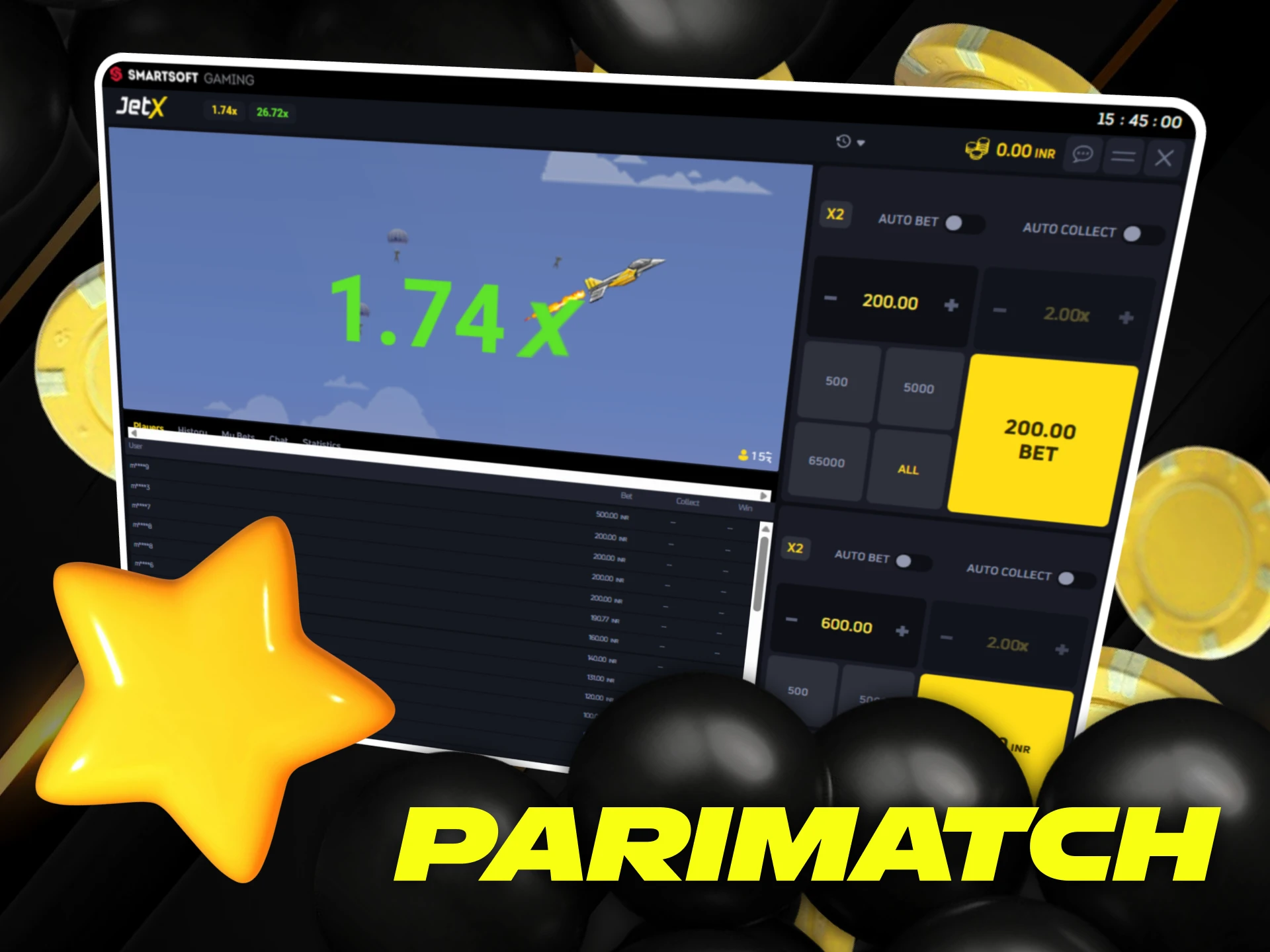 Check out the list of reasons why Jet-X on Parimatch is popular in India.