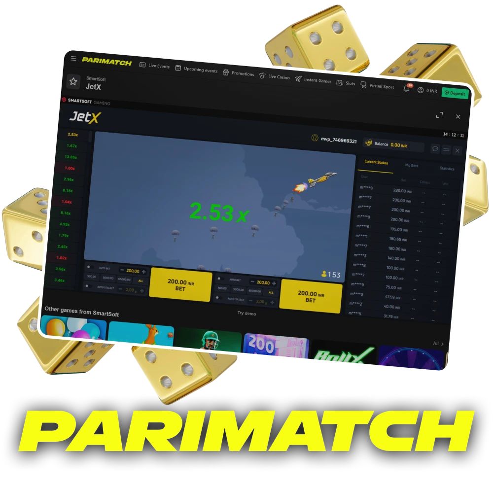 You can play Jet-X at Parimatch.