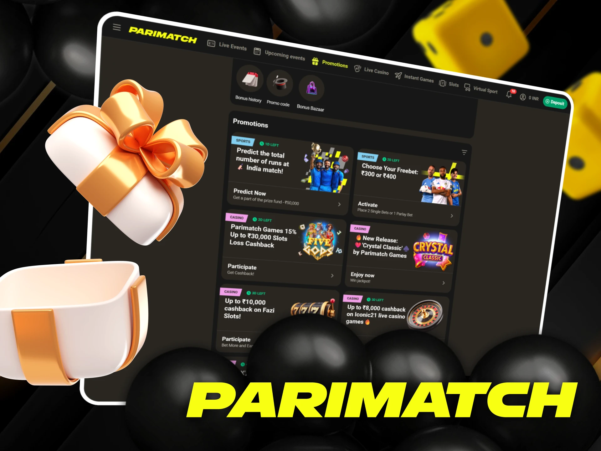 Get the best bonuses to win kabaddi at Parimatch.