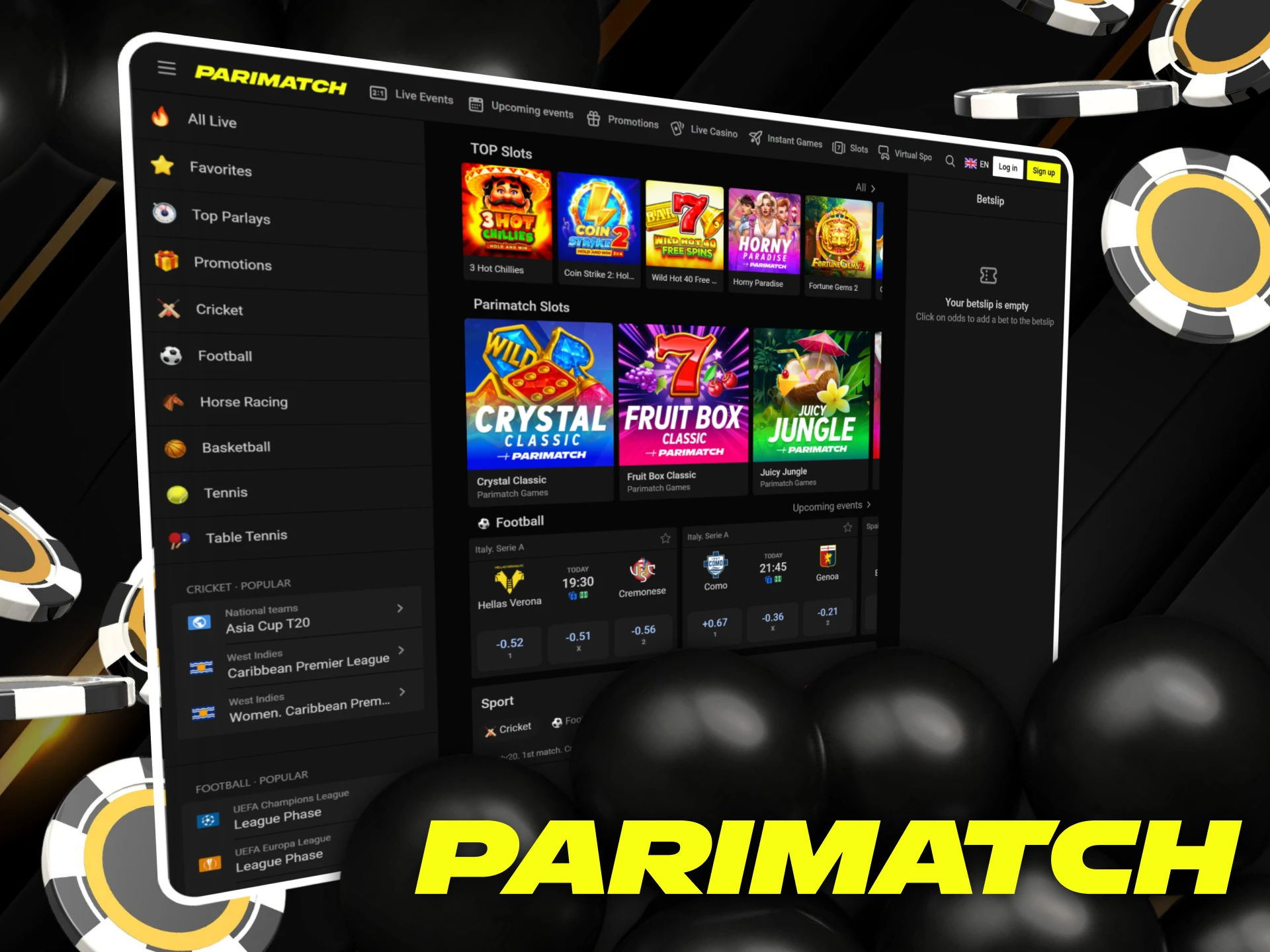 Crazy Lightning Festival bonus for parimatch in India.