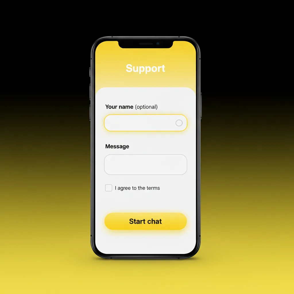 Phone graphic showing Parimatch login steps: open app, tap Log In, enter credentials, verify OTP, start betting.
