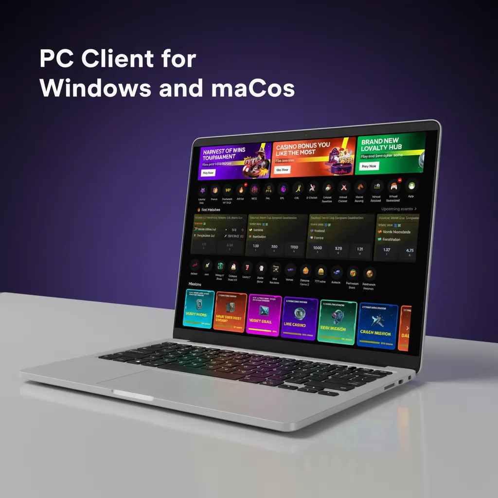 Parimatch website in a browser on Windows and macOS for betting and casino games—no desktop client needed.