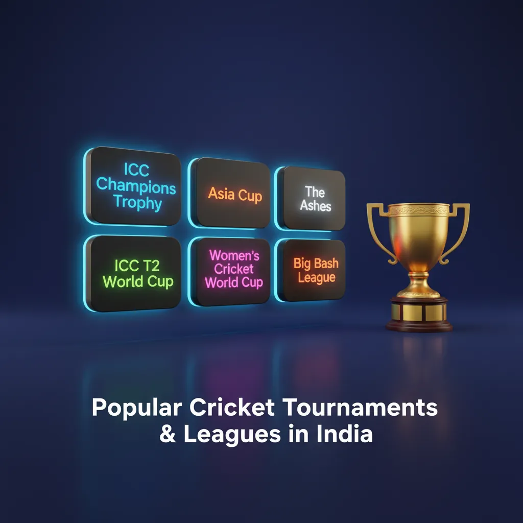 IPL, ICC World Cups, The Ashes, Asia Cup, and Indian domestic cricket highlighted with live betting markets and odds