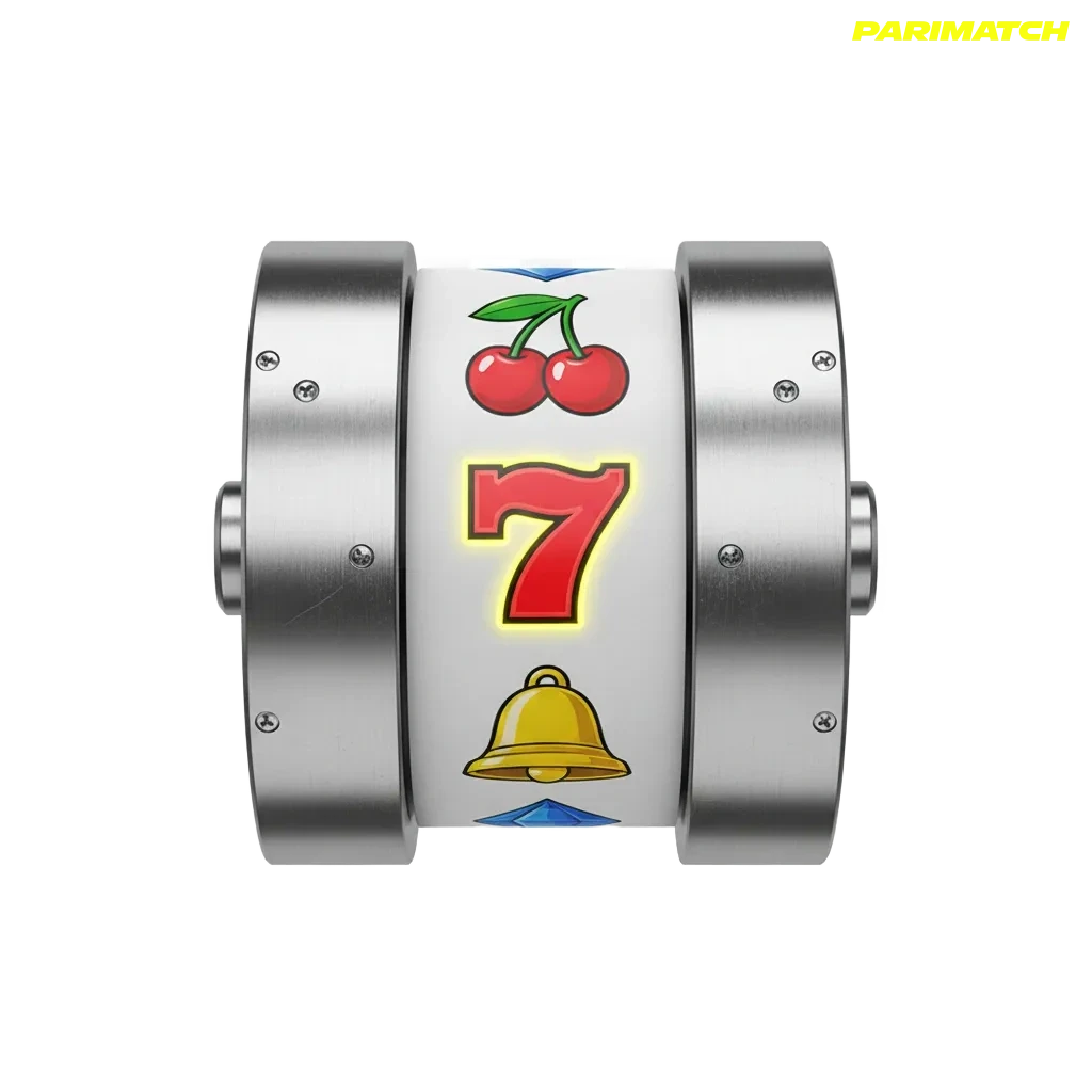 Parimatch slots showcase: grid of themed games and jackpots, with 150% up to ₹30,000 welcome bonus banner.