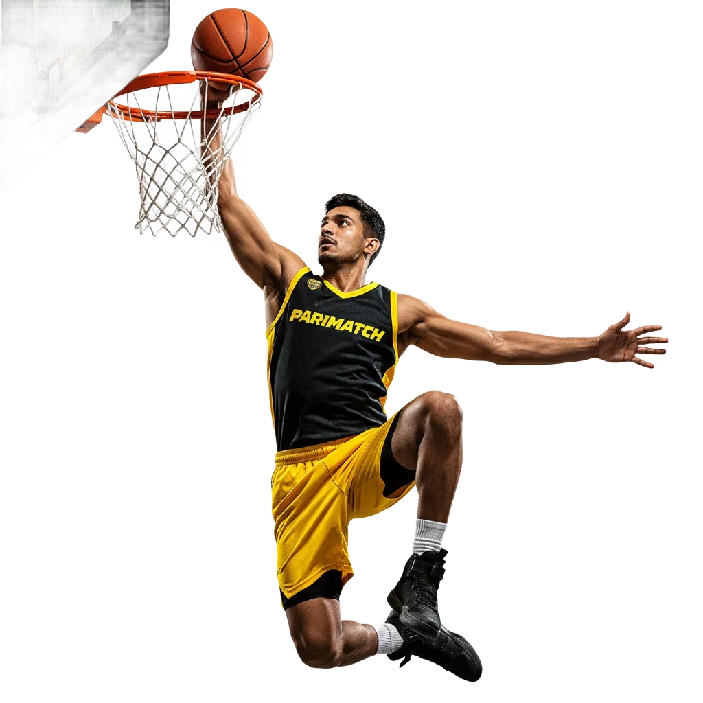 Parimatch Tier 2 basketball betting in India: NBA, EuroLeague, WNBA markets, live odds, cash out, INR, welcome bonus.