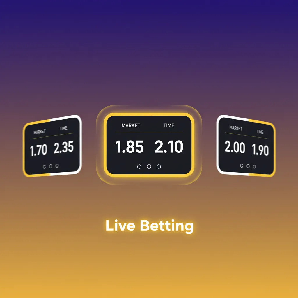 Live betting screen with in-play odds, next over/point markets, cash out, live stats for cricket, football, tennis, kabaddi