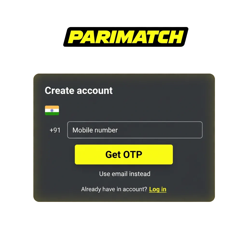 Parimatch Tier 2 registration, login and verification steps with 150% bonus up to ₹30,000, web and app access in India.