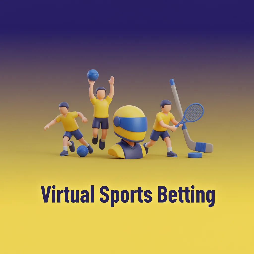 Virtual sports betting interface with football, cricket, horse racing, and tennis; 24/7 RNG matches, instant results.