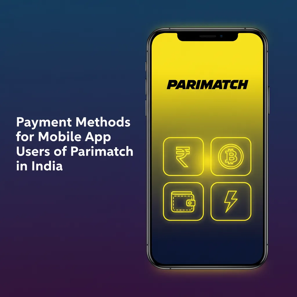 Payment methods for Parimatch India app: UPI, NetBanking, cards; deposit from ₹200, withdrawal from ₹1,000; max ₹5,00,000.