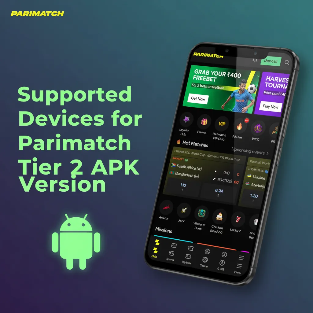 Parimatch Tier 2 APK supported Android phones (last 5 years): Samsung, Sony, Huawei, OnePlus, Oppo, Google, Xiaomi, Poco.