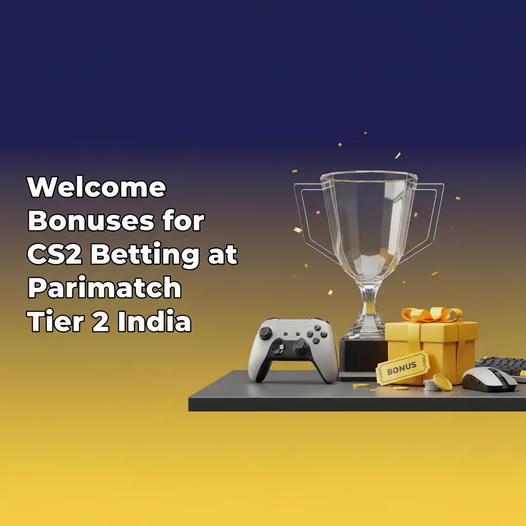 Parimatch Tier 2 India CS2 welcome bonus banner: 150% up to ₹30,000 for new players; register, opt in, deposit, wager, KYC.