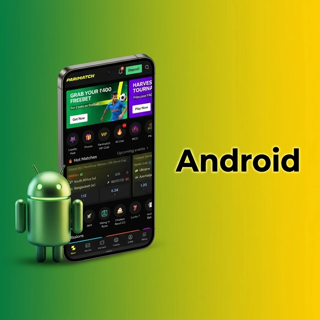 Parimatch Android APK download steps for Indian users — install on Android 5.0 or higher, 40 MB storage required