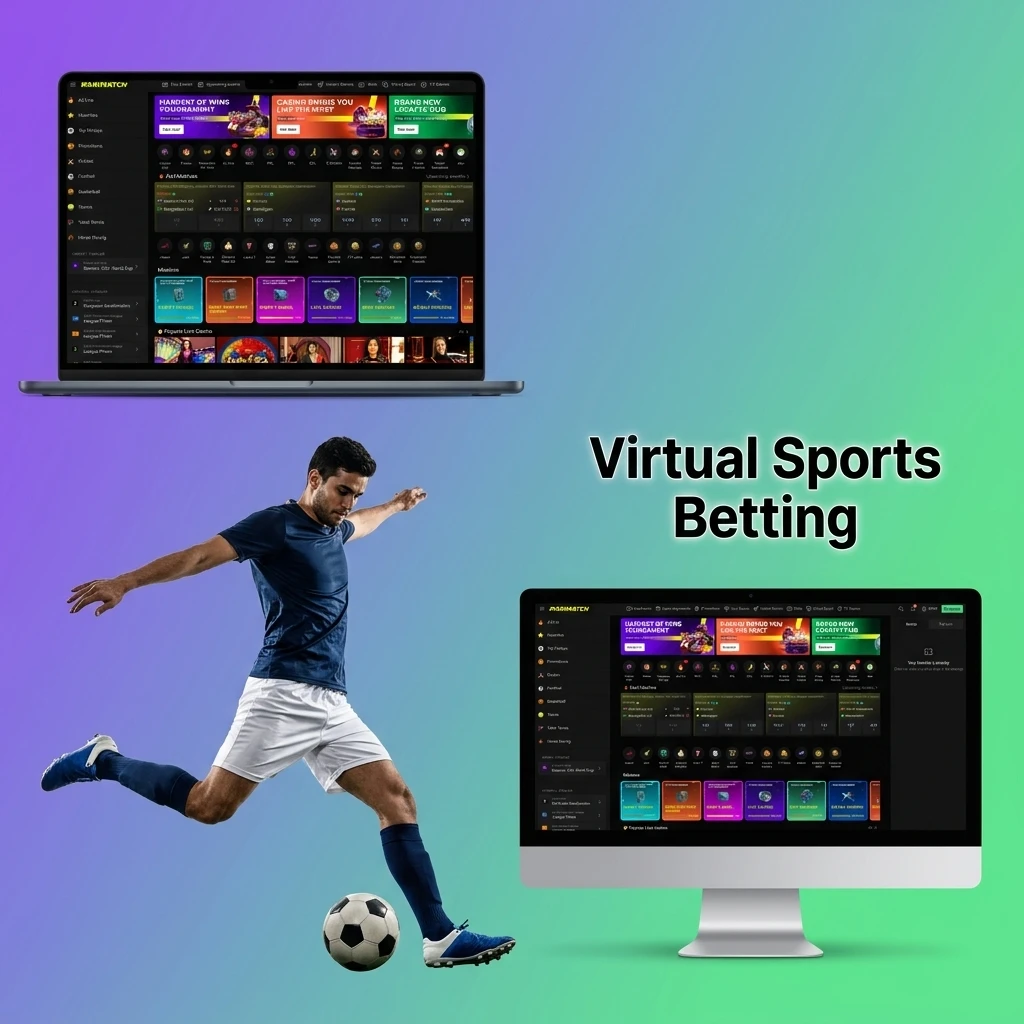 Parimatch virtual sports betting options including cricket, football, horse racing and basketball for Indian players